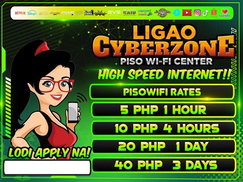 gallardo piso wifi|Ligao Cyberzone Piso Wifi Center .